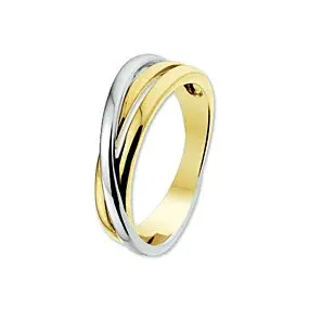 14K Bicolor Gouden Ring 6,5 mm – 4205550