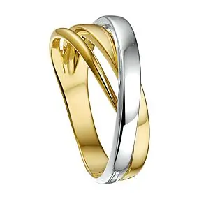 14K Bicolor Gouden Ring 8 mm – 4207764