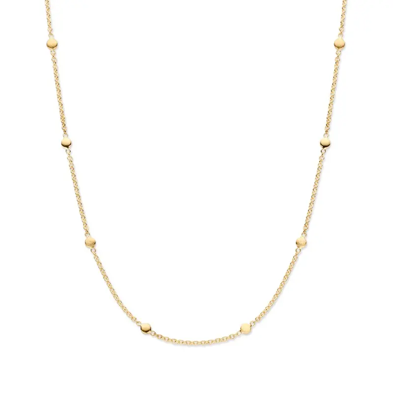 14K Geelgouden Collier met Luxe Gouden Elementen – Elegante Sieraad voor Dames