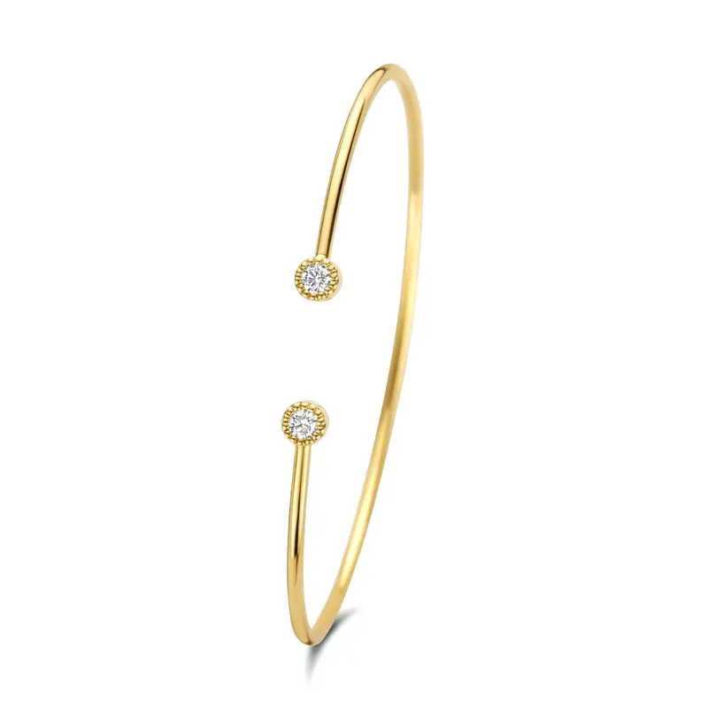 14K Geelgouden Diamanten Armband 55 mm – 4024067