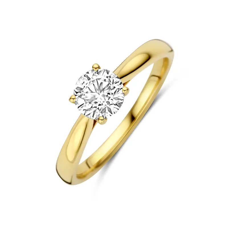 14K Geelgouden Diamanten Ring 6 mm – 4035927