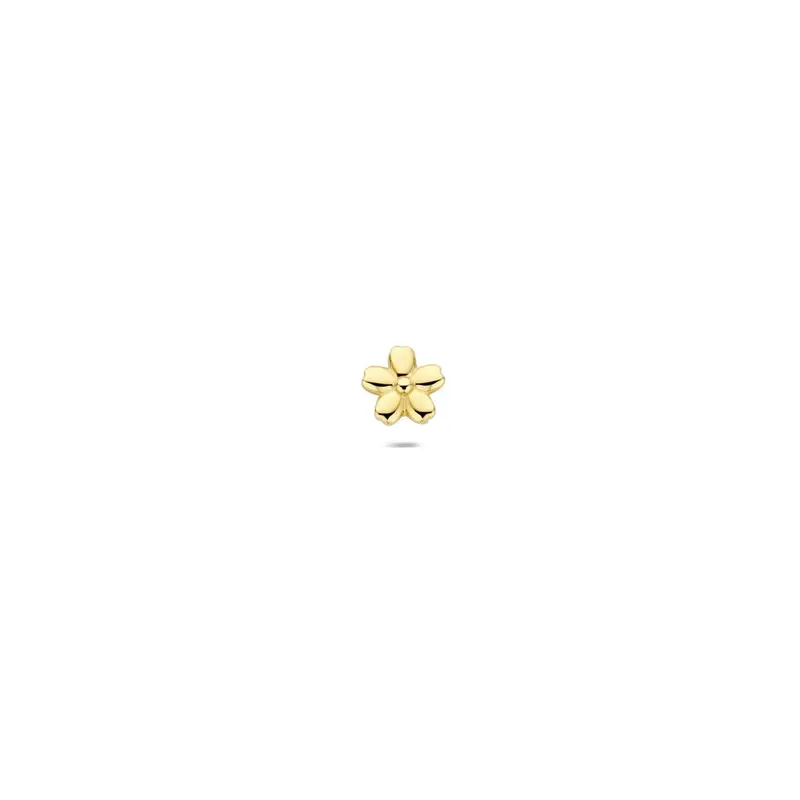 14k Geelgouden Flat Back Piercing Bloem – Per Stuk