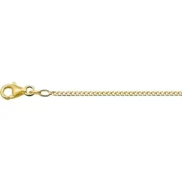 14k geelgouden gourmette ketting unisex