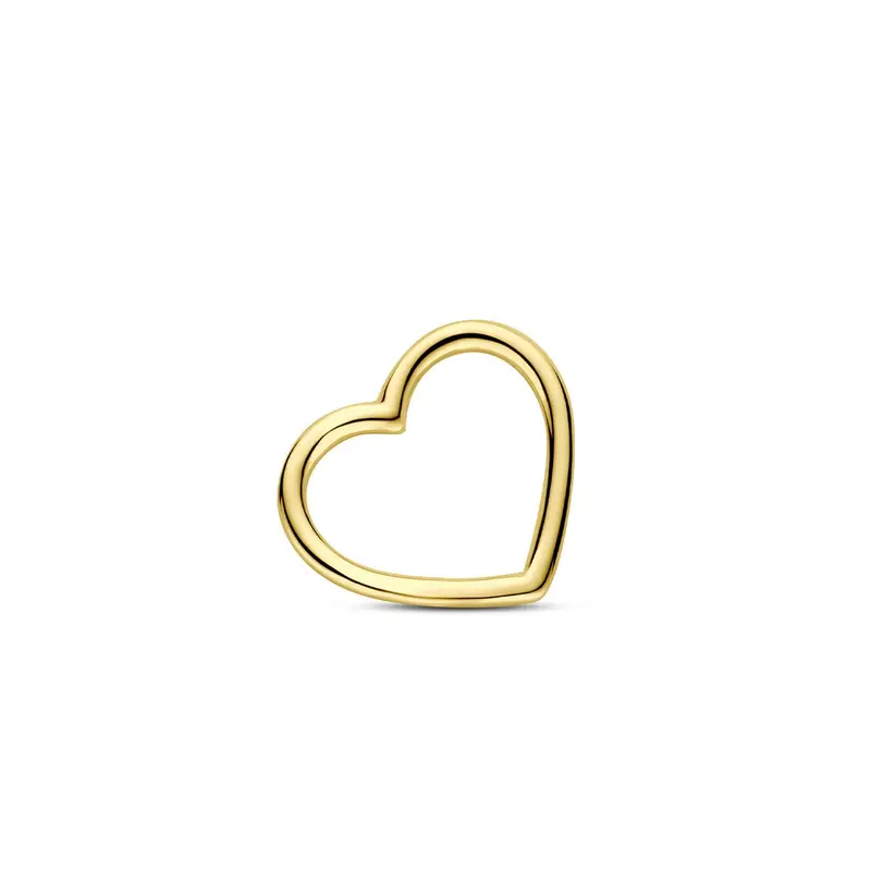 14k Geelgouden hart hanger