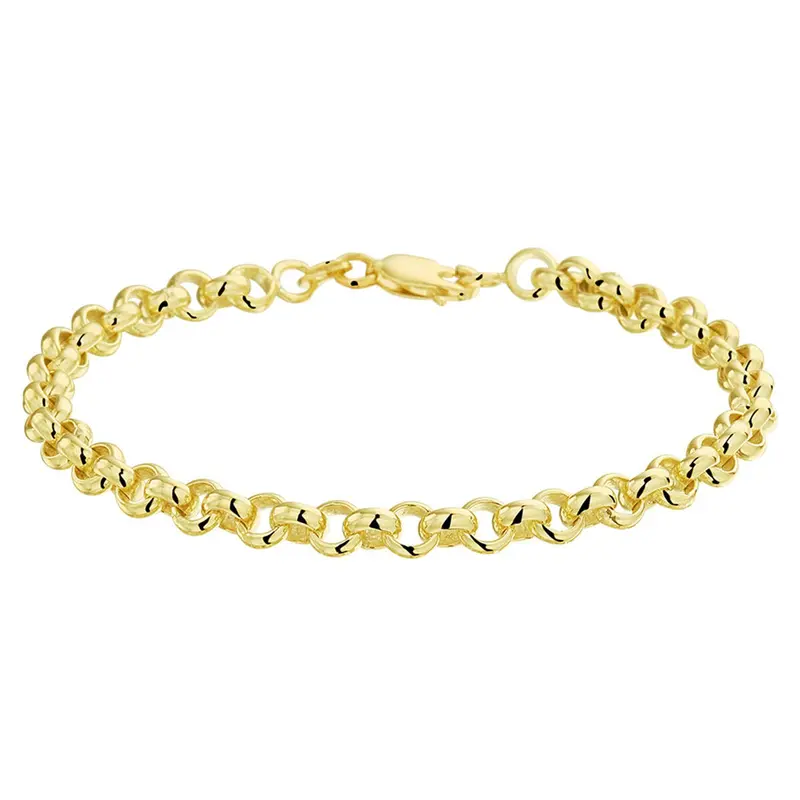 14k Geelgouden jasseron armband