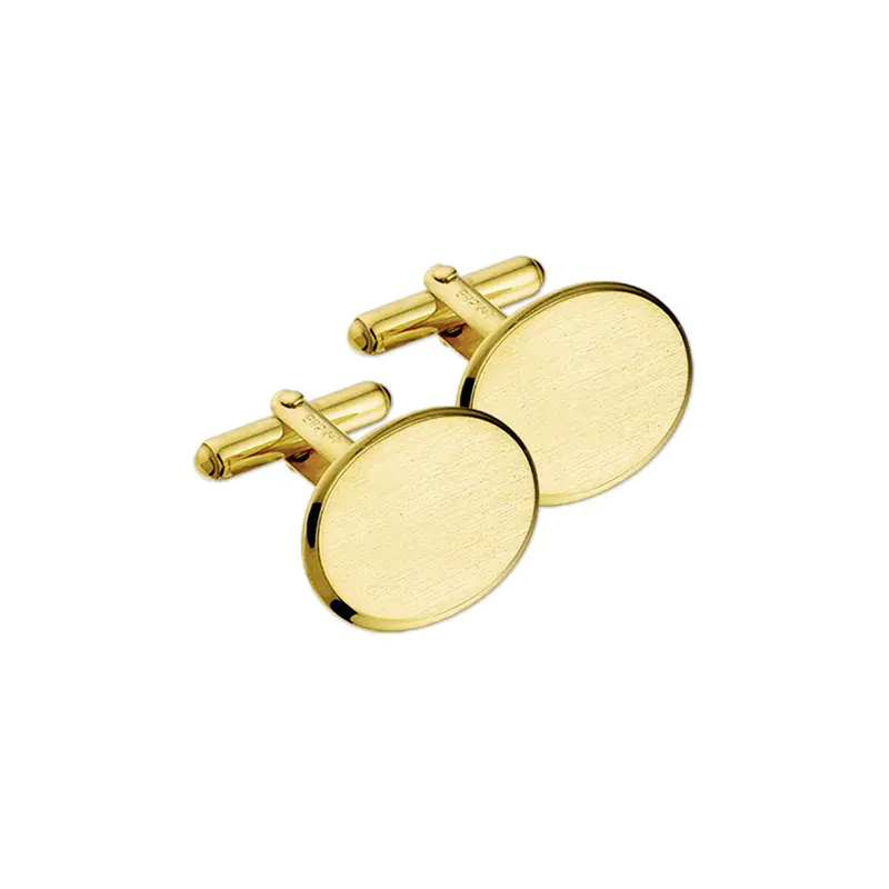 14K Geelgouden Manchetknopen voor Heren 13,5 x 18,5 mm – 4009930