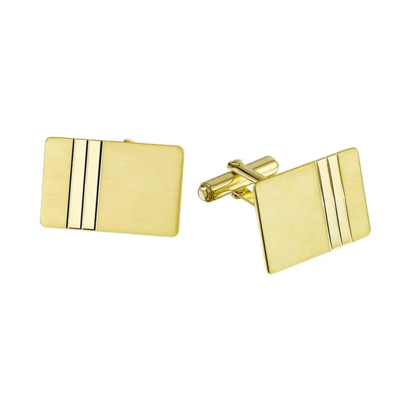 14K Geelgouden Manchetknopen voor Heren 13 x 20 mm – 4017327
