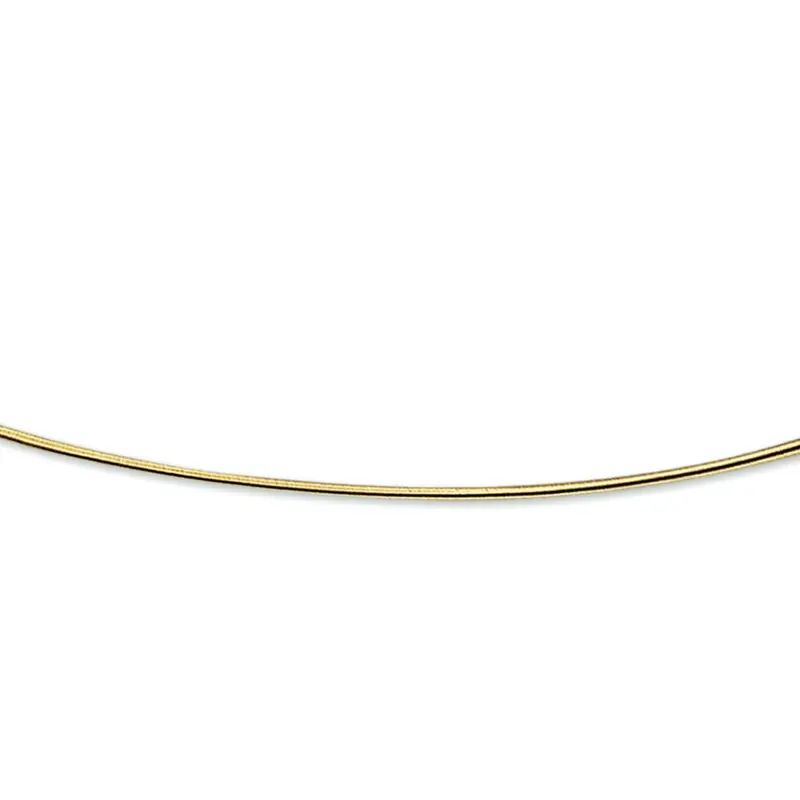 14k geelgouden omega collier – 1.1 mm