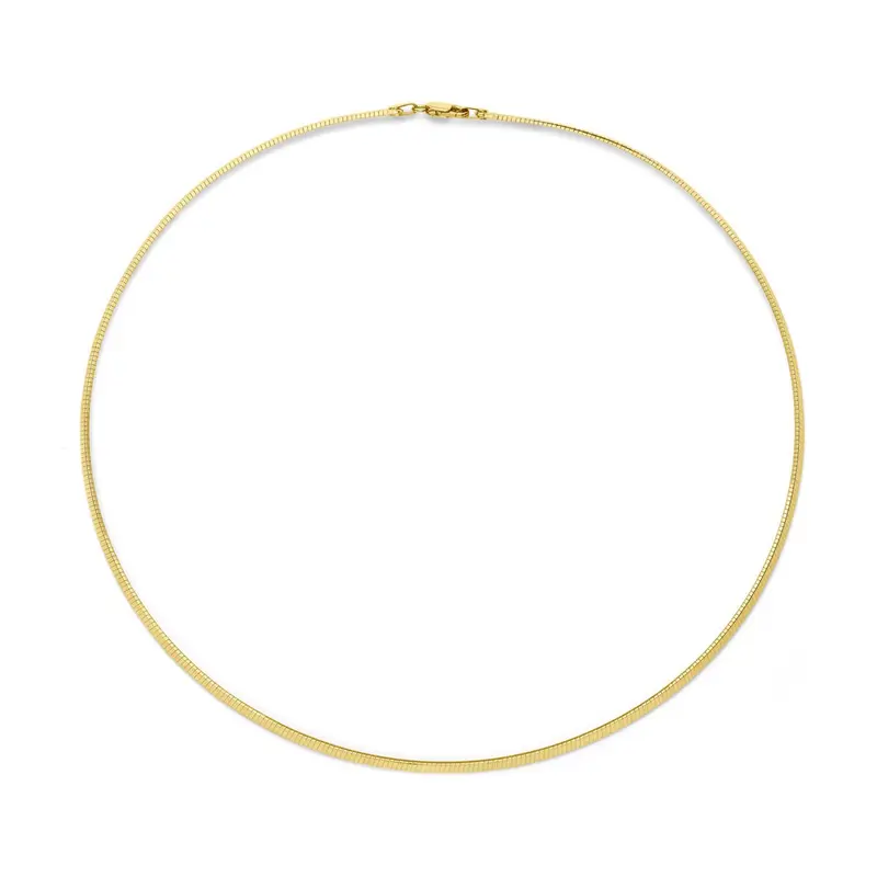 14k geelgouden omega collier – 2.5 mm 45 cm