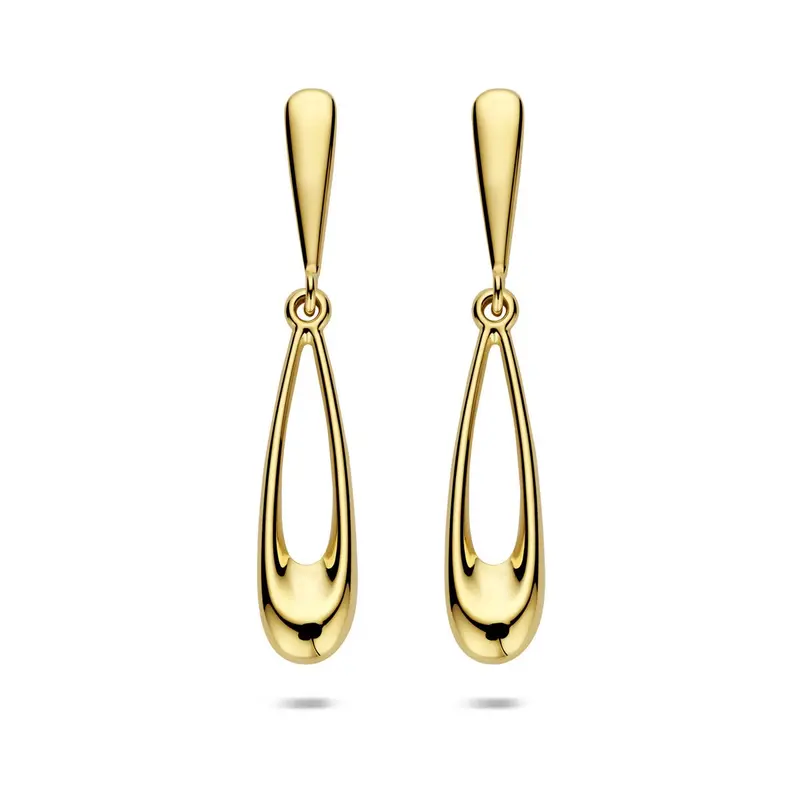 14k Geelgouden oorhangers dames