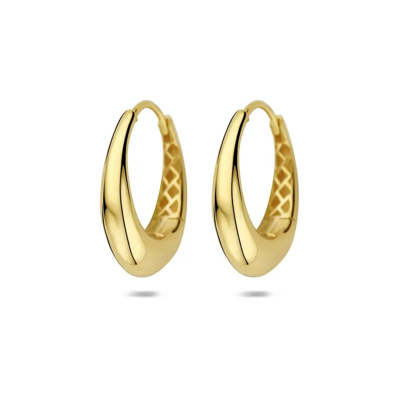 14k Geelgouden oorringen dames