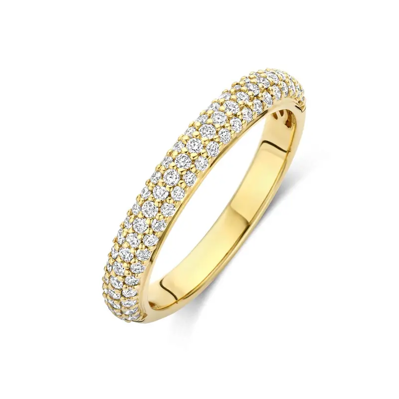 14k Geelgouden Ring met Lab Grown Diamant 0.48 ct