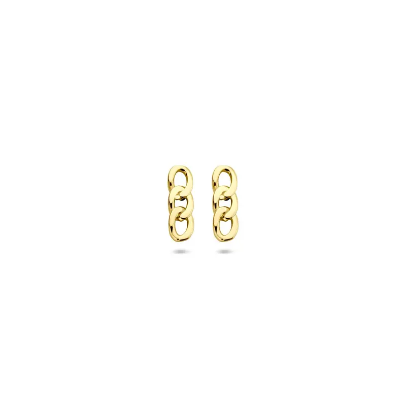14k Geelgouden staafvormige oorknoppen – 8,5 x 2,5 mm