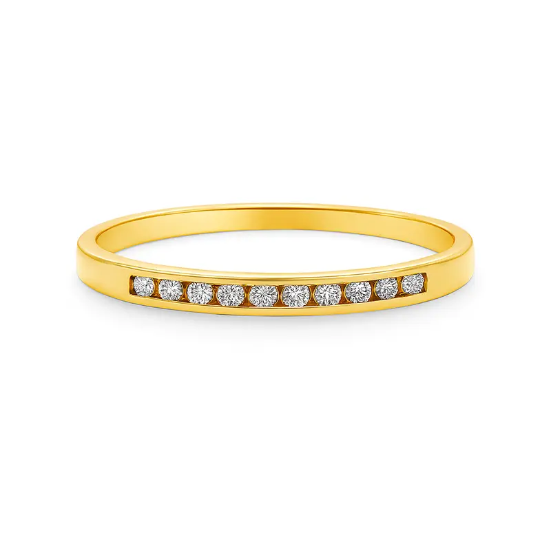 14K Goud Diamant Arya Ring