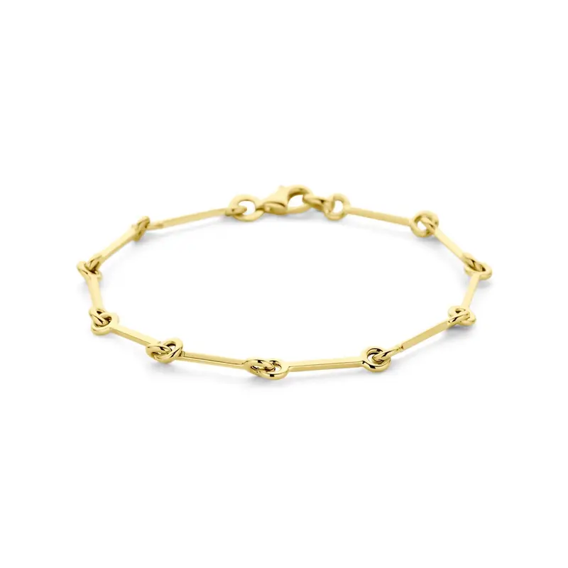 14k Gouden schakel armband