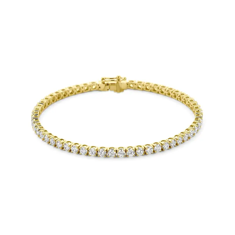 14k Gouden tennis armband met lab grown diamant