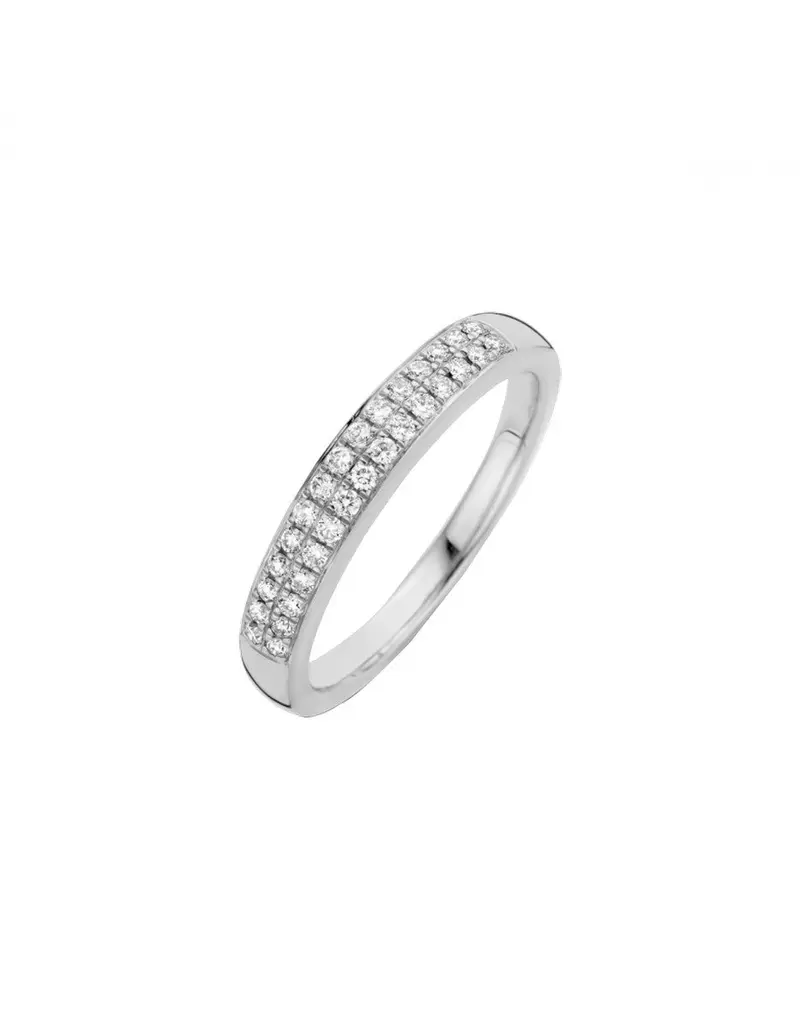 14K Witgoud Bella Diamant Ring 0.24 ct