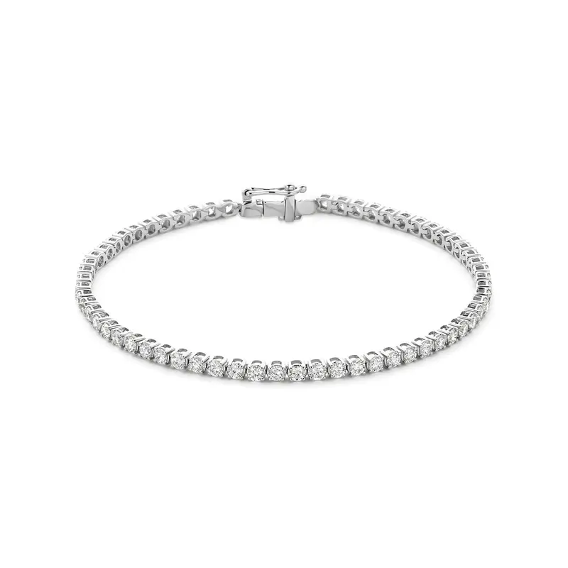 14K Witgouden Diamanten Armband 2,5 mm – 4106481