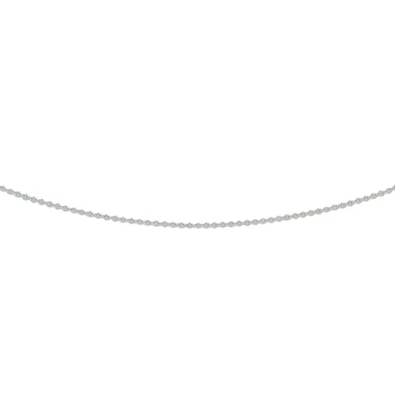 14k witgouden ketting 0.8mm zonder hanger – anker schakel