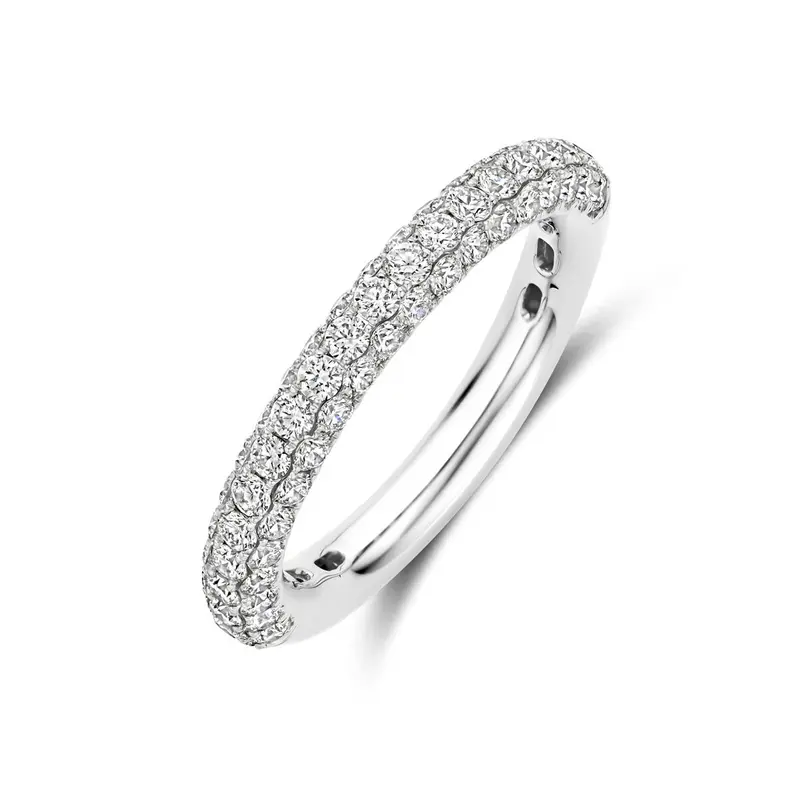 14k witgouden ring met diamant 1.24ct