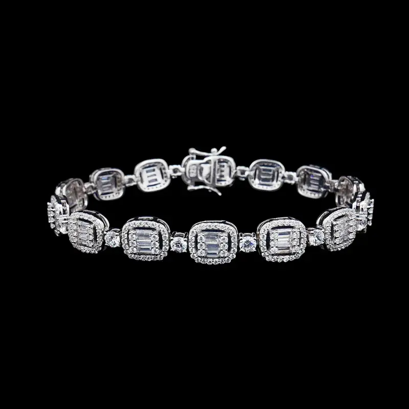 925 Sterling Zilveren Tennisarmband met Zirkonia Stenen