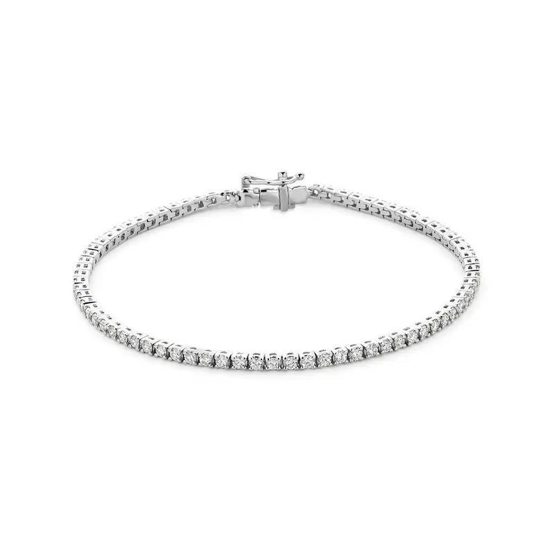 925 Zilveren tennis armband met lab grown diamant