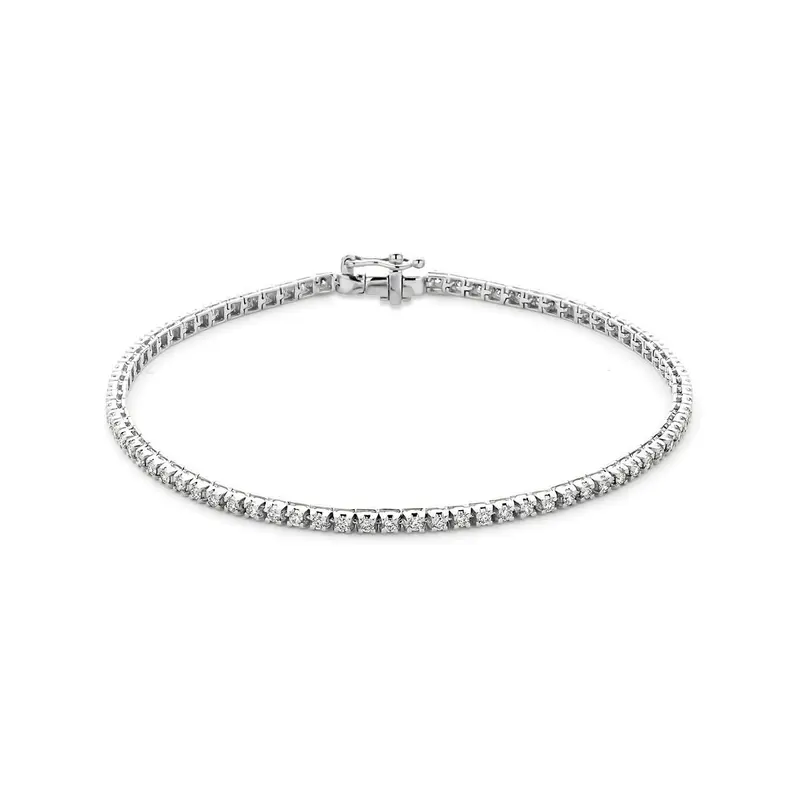925 Zilveren tennis armband met lab grown diamant