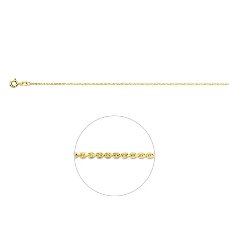 9k anker plat 1,2 mm 9K geel