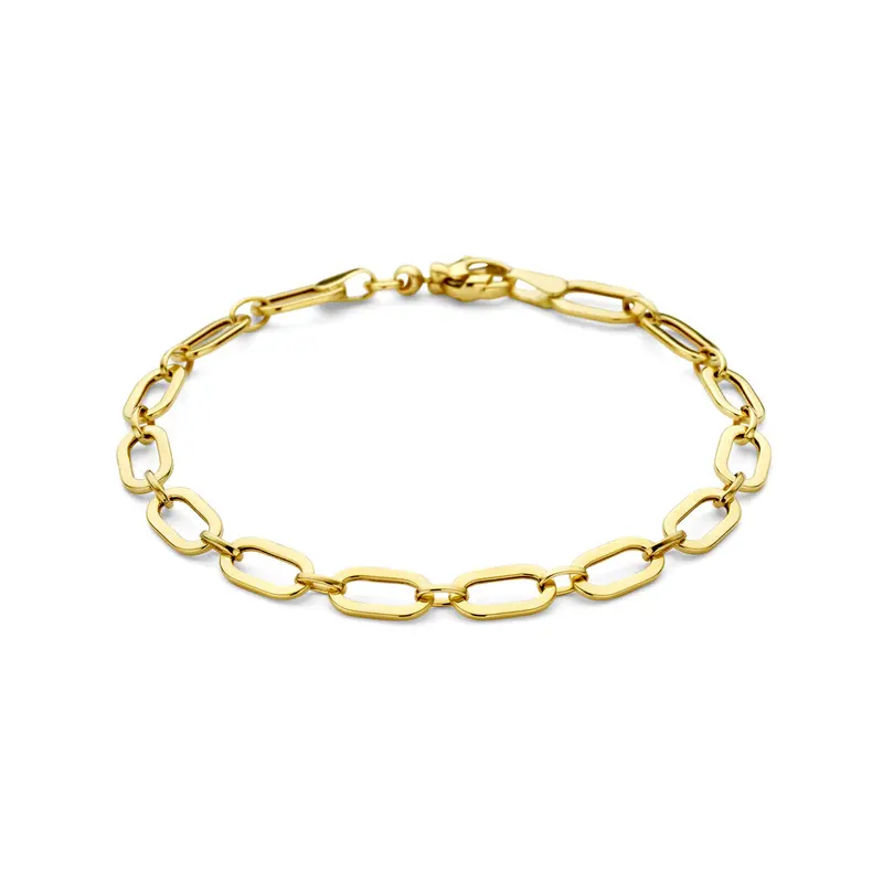 9K armband 5,5 mm 18,5 cm 9K geelgoud