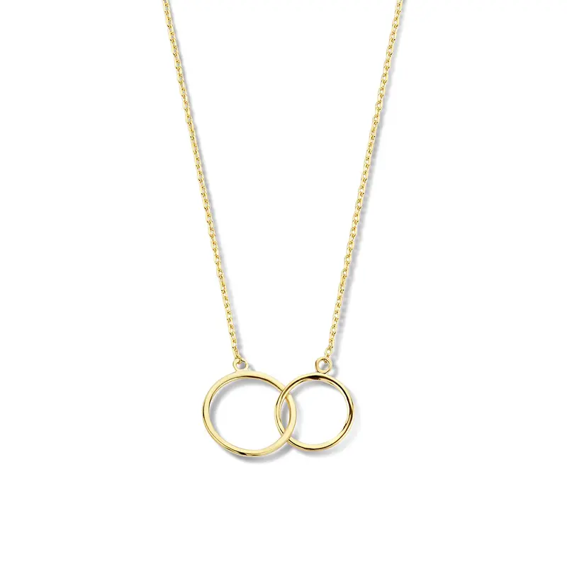 9K collier 40 - 42 - 44 cm 9K geelgoud