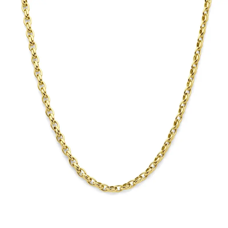 9k collier 5,0 mm 45 cm 9K geel