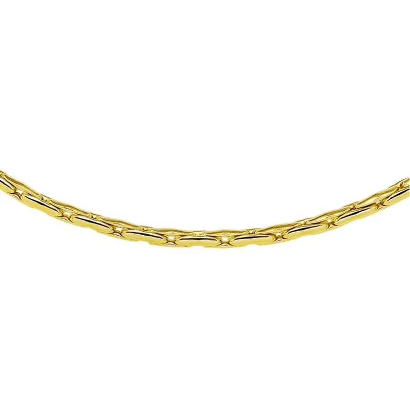 9k Geelgoud Silgold Cardano Collier