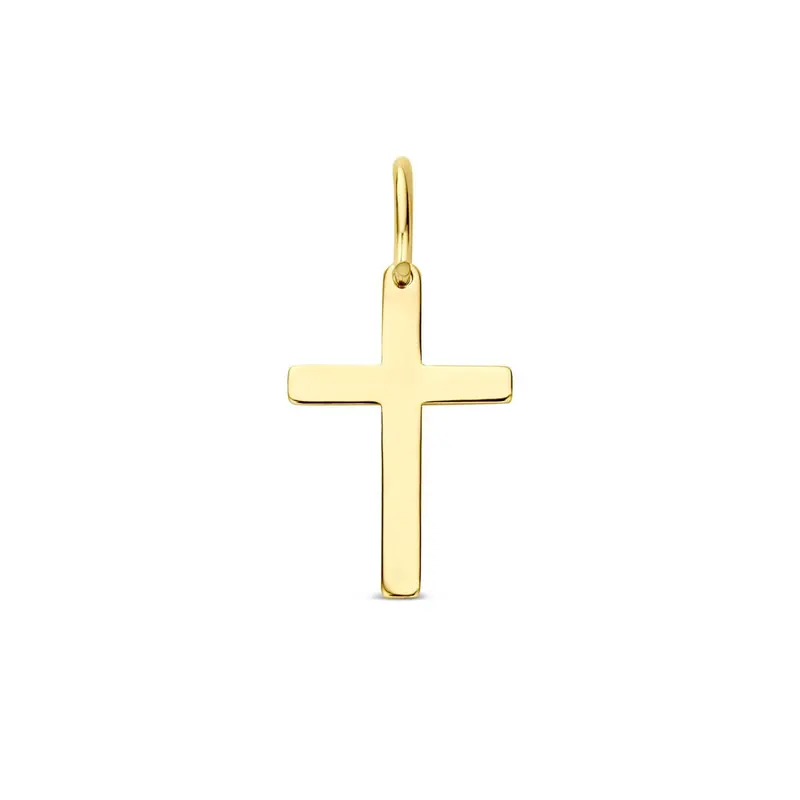9k geelgouden hanger kruis