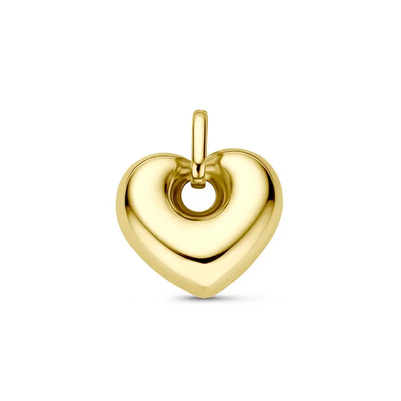 9k Geelgouden hart hanger