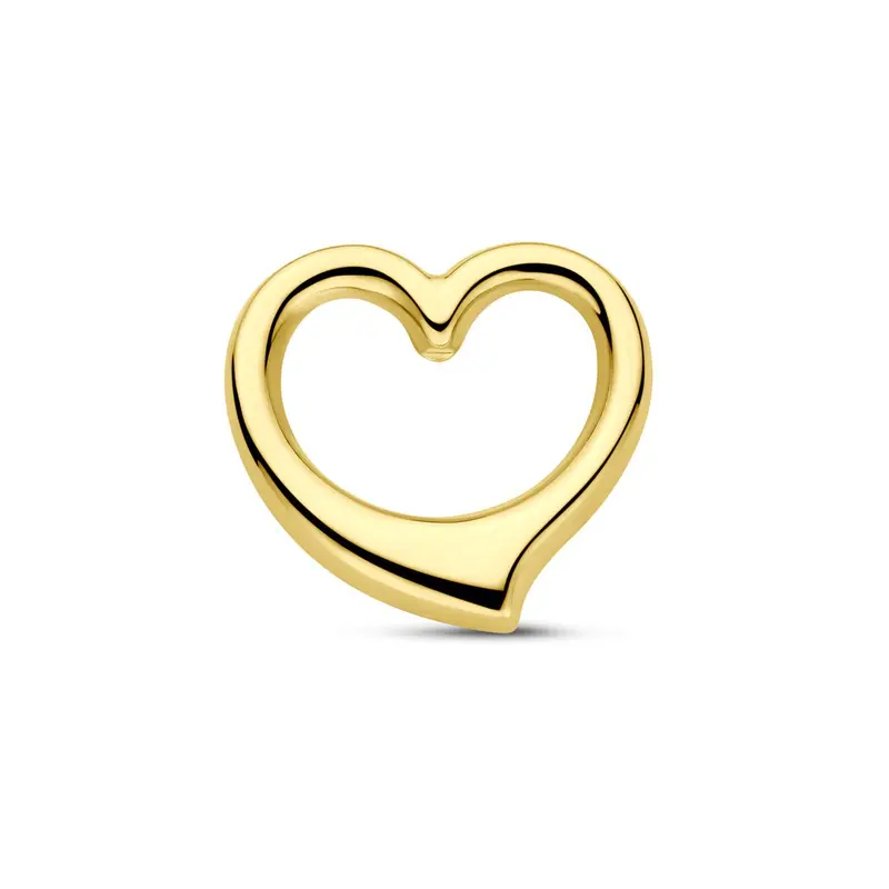 9k Geelgouden hartjes hanger dames
