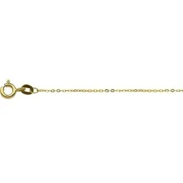 9k Geelgouden ketting met anker plat schakel