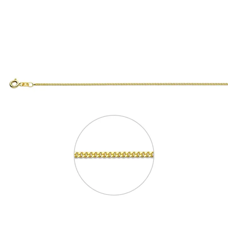 9k gourmette 1,2 mm 9K geel – 8000511