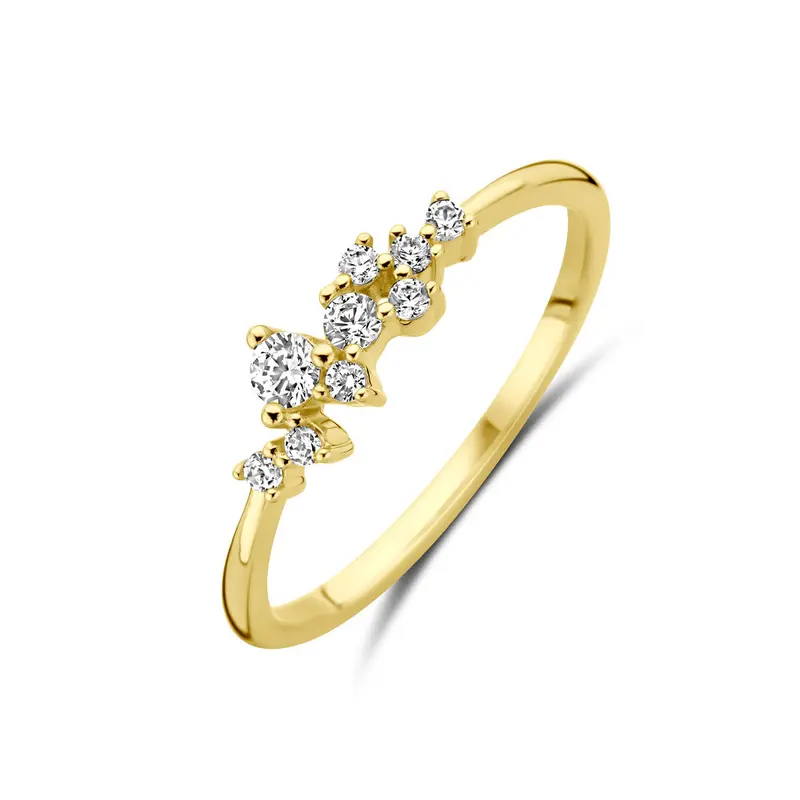 9K ring zirkonia 9K geelgoud 5 mm – 8000227