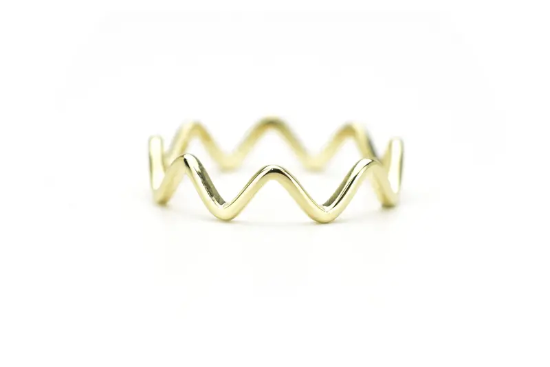 Aanschuifring 14K Goud Waves BeMy