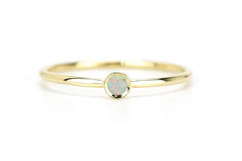 Aanschuifring Opaal Petite 14K Goud VerOna
