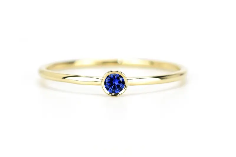 Aanschuifring Saffier Petite 14K Goud VerOna