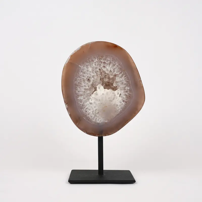 Agaat Geode M Op Standaard Nr. 105