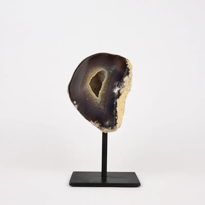 Agaat Geode M Op Standaard Nr. 165