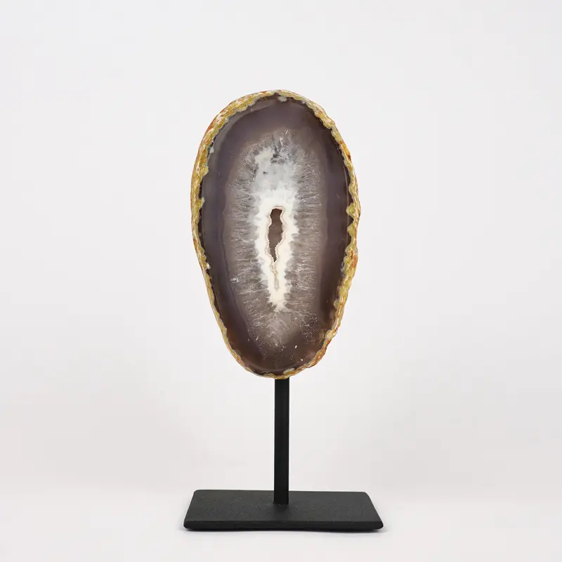 Agaat Geode M Op Standaard Nr. 17