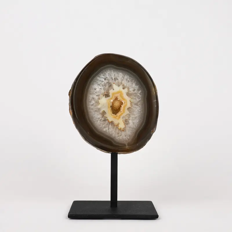 Agaat Geode M Op Standaard Nr. 21
