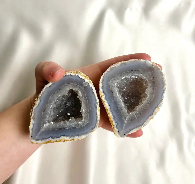 Agaat Geode Paar Nr. 156