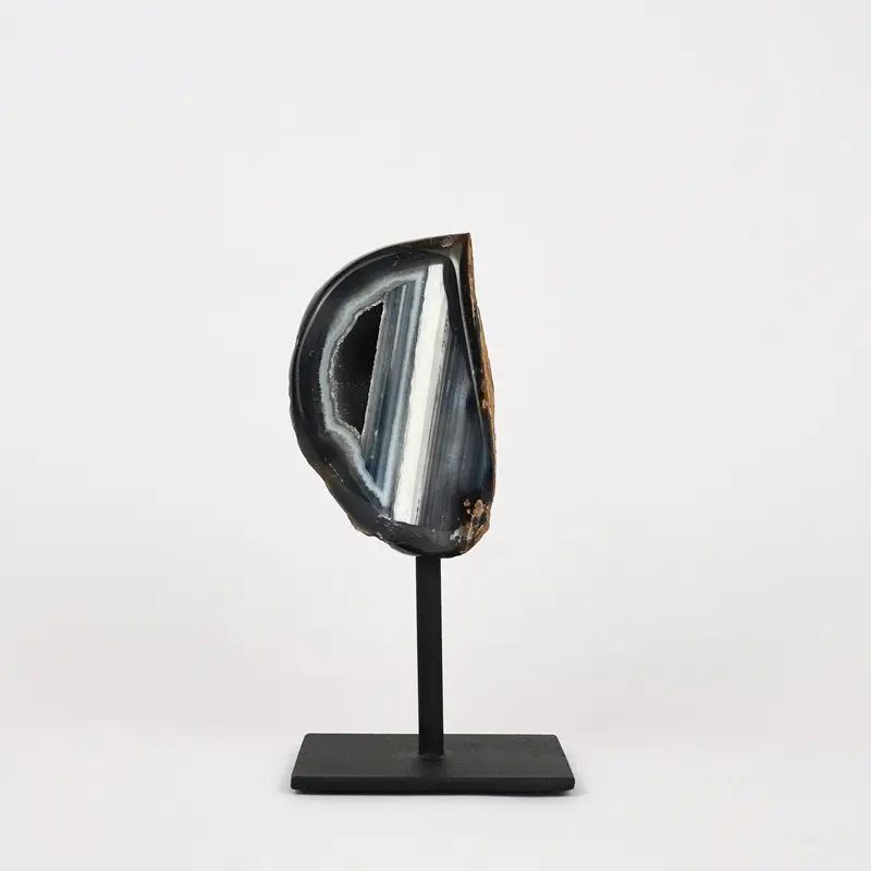 Agaat Geode S Op Standaard Nr. 107
