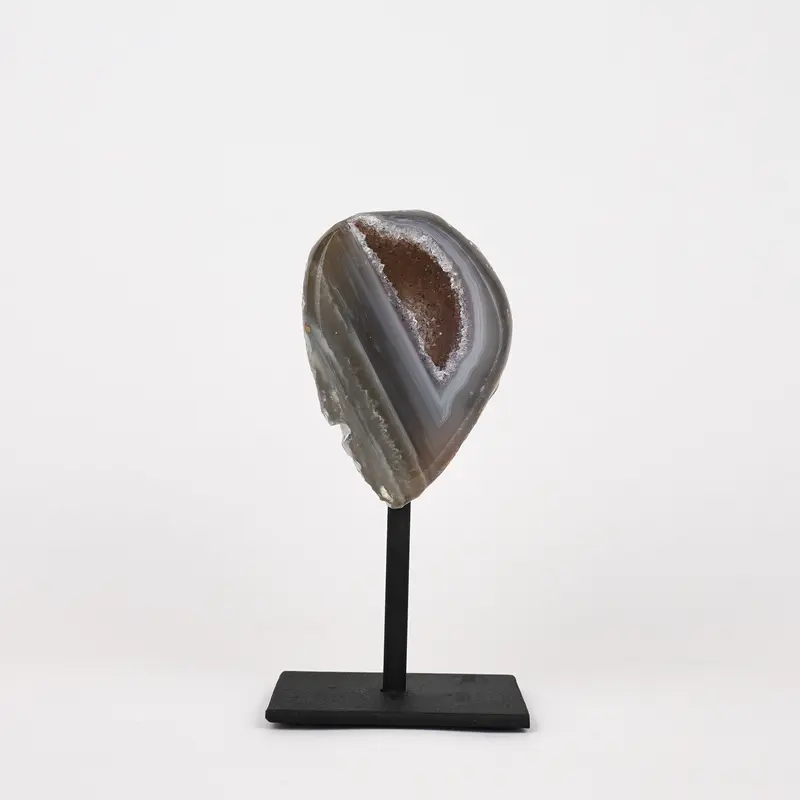 Agaat Geode S Op Standaard Nr. 238