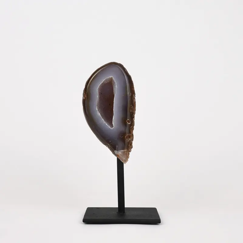 Agaat Geode S Op Standaard Nr. 242