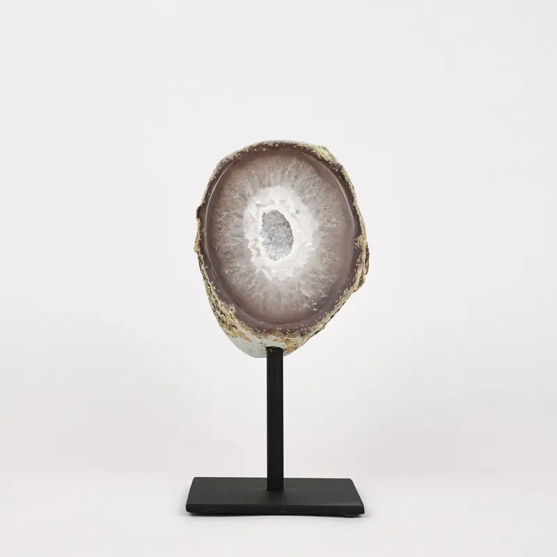 Agaat Geode S Op Standaard Nr. 246